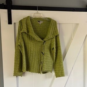 Habitat Olive Green cardigan sweater